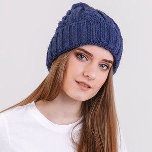Women's Winter Hat with Lapel Hoverla Edition